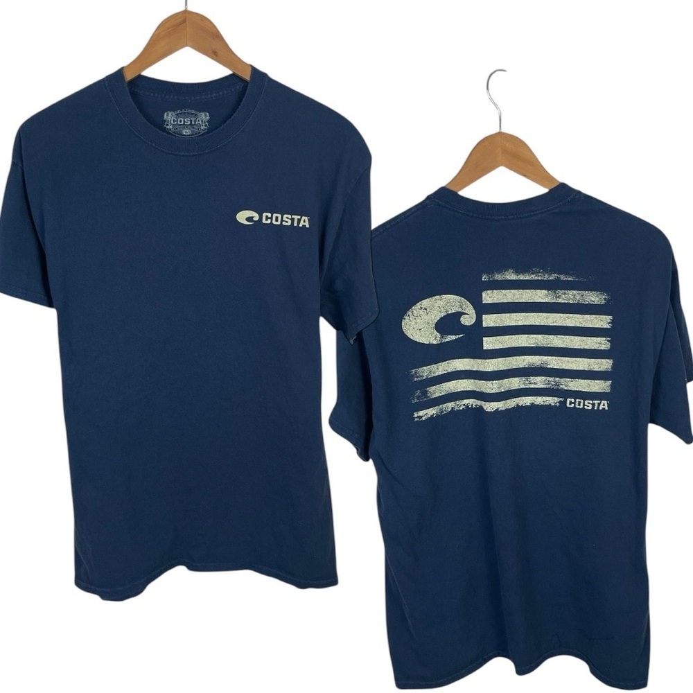 Ts1067 Mens Costa Surfer Beach Brand Graphic Logo T Shirt L